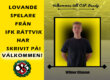 Säsongens sjätte nyförvärv!