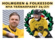 Niklas Holmgren och Simon Folkesson blir det nya tränarparet!