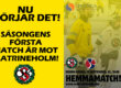 1:a matchen för i år!