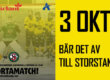 Sista Supercupmatchen är mot Tellus borta!